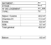 Appartement à vendre 2 pièces 45 m² Saint-Julien-en-Genevois
