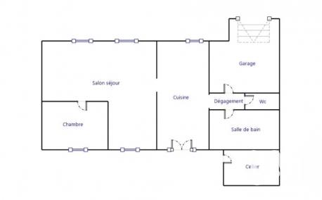 Maison à vendre 3 pièces 60 m² Auchel