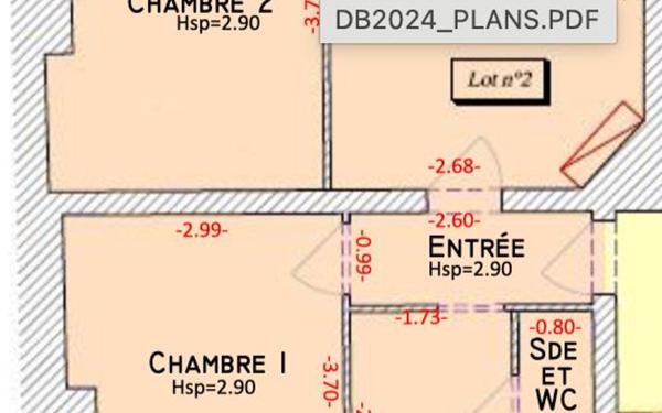 Appartement à vendre    3 pièces • 45,29 m2 Saint-Ouen