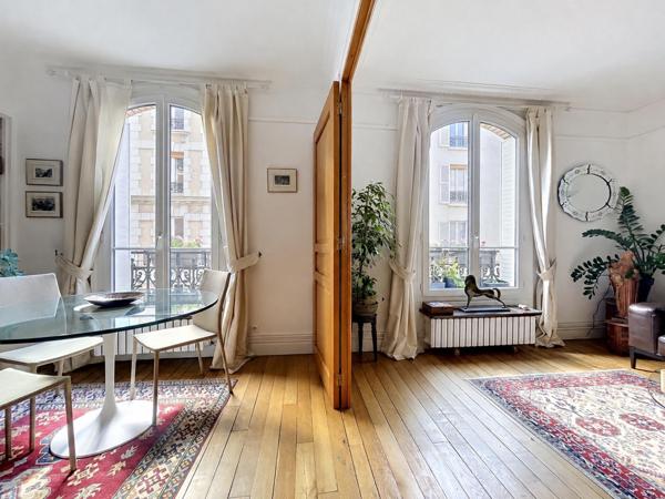 Appartement traversant lumineux 2/3 pièces — Alésia / Didot