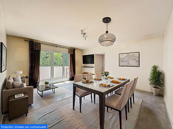 Appartement à Meaux d'environ 50 m2 - proche commerces et écoles - une chambre - un balcon - une cave et une place de stationnement.