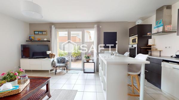 T2 TERRASSE SANS VIS A VIS ULTRA LUMINEUX CENTRE DU VILLAGE