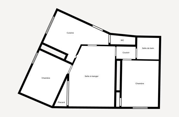 Vente appartement à Brest, 3 pièces 51.43m²