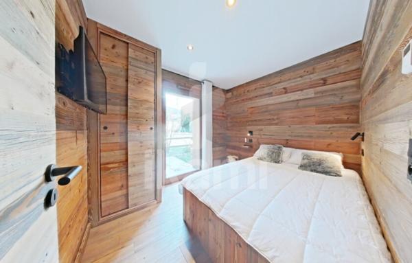 Megève centre   T4 avec terrasses dans résidence haut de gamme, rare à la vente !