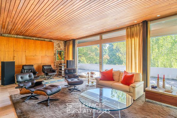 Propriété d’architecte iconique et son parc arboré aux portes des Vosges