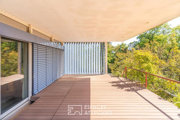 Propriété d’architecte iconique et son parc arboré aux portes des Vosges