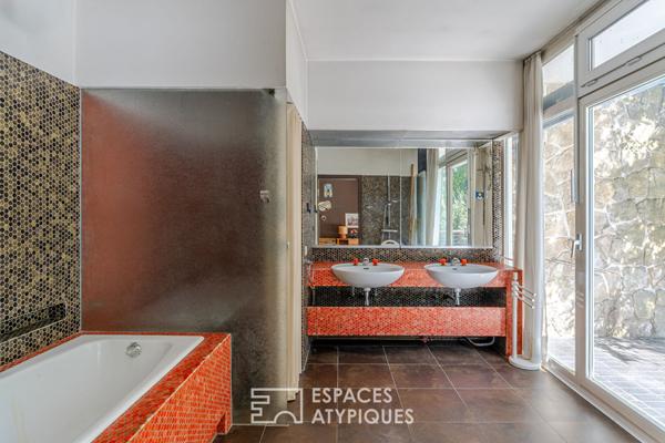 Propriété d’architecte iconique et son parc arboré aux portes des Vosges