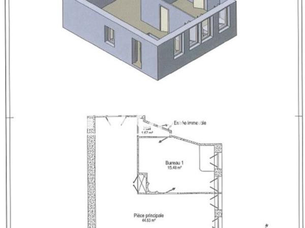 Location Local commercial 6 pièces 174.6 m² - 68 RUE STANISLAS Nancy 54000