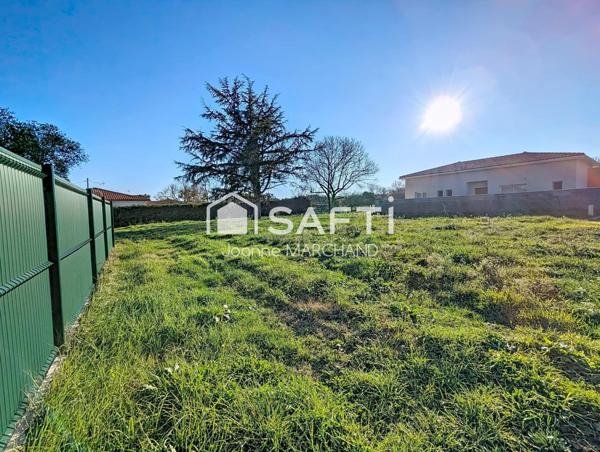 Belle opportunité Eaunes, terrain plat 500m²