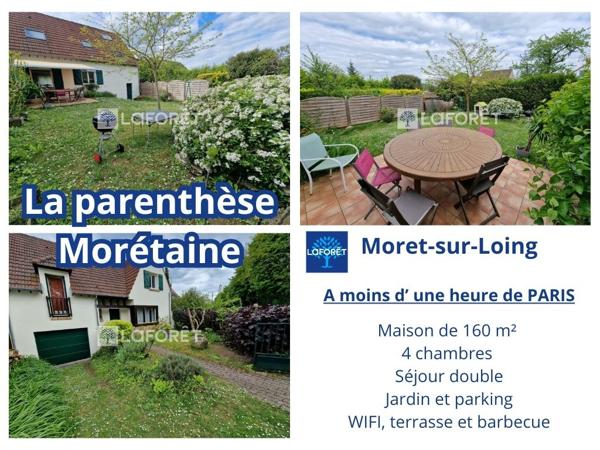 Location maison Moret-Loing-et-Orvanne - 6 pièce(s) - 165 m² - 199 €/mois