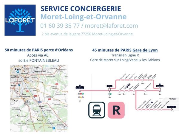 Location maison Moret-Loing-et-Orvanne - 6 pièce(s) - 165 m² - 199 €/mois