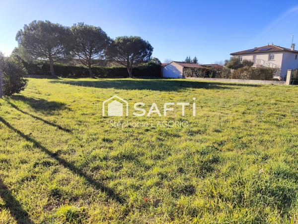 Terrain à bâtir de 928 m²- Rare en fond d’impasse