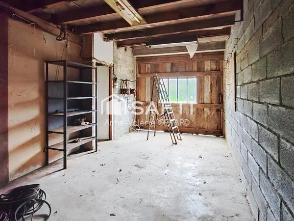 Maison campagne –135 m²,terrain 4606m²+dépendances