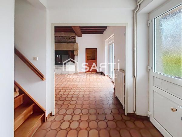 Maison campagne –135 m²,terrain 4606m²+dépendances