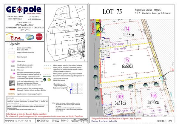 Terrain à vendre 660 m² Elne
