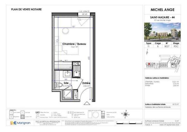 Appartement 1 pièce - 44600 Saint-Nazaire