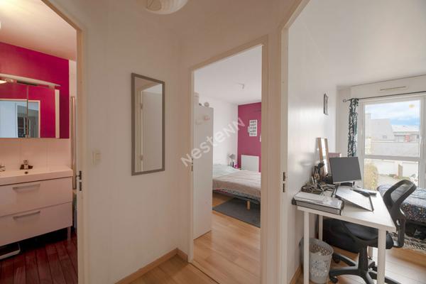 Appartement T3 de plein pied avec jardin à vendre à Domloup 70 m² Centre à pied Parking & garage fermé