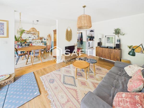 CAUDERAN LES PINS FRANCS Appartement 3 chambres, cave et parking