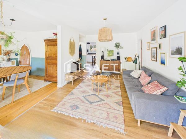 CAUDERAN LES PINS FRANCS Appartement 3 chambres, cave et parking