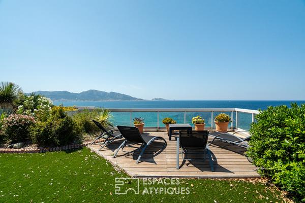 Dernier étage face à la mer – Jardin suspendu de 500 m² – Résidence de Prestige -Marseille