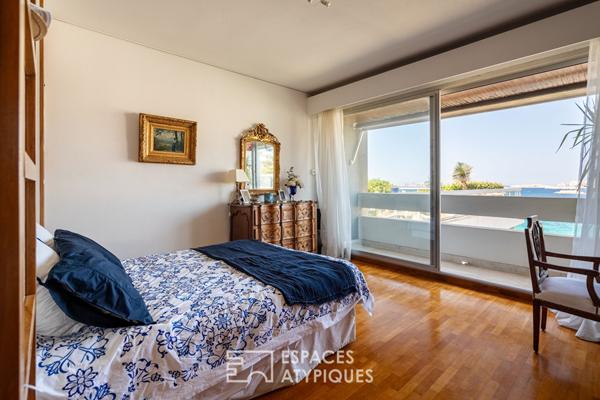 Dernier étage face à la mer – Jardin suspendu de 500 m² – Résidence de Prestige -Marseille
