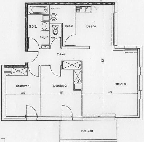 Appartement 3 pièces - 44100 Nantes