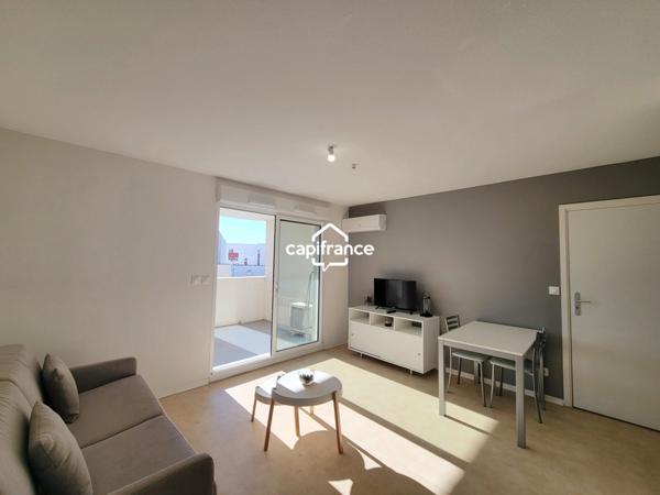 A VENDRE - Studio 24,80m² - Meublé - Terrasse - Place de parking - Résidence de tourisme, SERIGNAN (34)