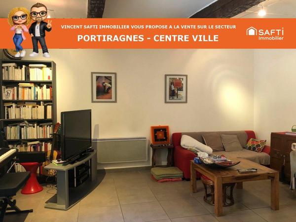 PORTIRAGNES - MAISON DE VILLE DE 135 M² AVEC 3 CHAMBRES