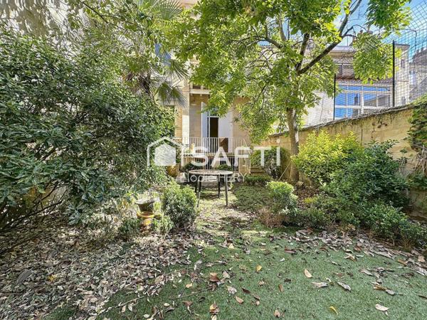 BORDEAUX CENTRE – Secteur Fondaudège – Immeuble en pierre avec jardin