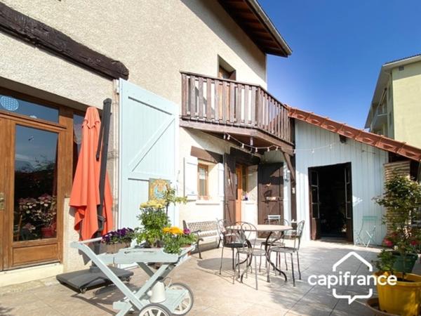 Maison à vendre 5 pièces, 115 m2 ,3 ch, dependance,sur terrain 600 m2 AIX LES BAINS (73) quartier ST SIGISMOND