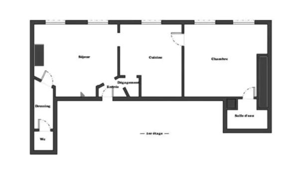 Appartement à vendre 3 pièces 70 m² Paris 9