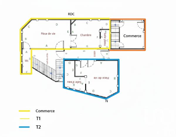Immeuble à vendre 180 m² Châtel-Guyon