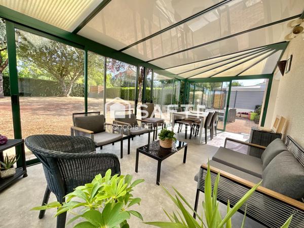 Maison familiale de 95 m², 3 chambres et un bureau sur un terrain de 950 m²