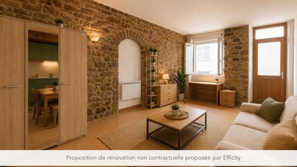 Appartement
         1 pièce
        - 30 m² Exclusivité 130 000 € *