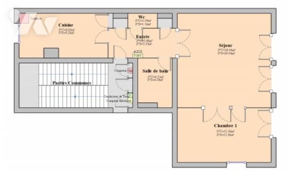 ALENCON - un appartement de 59 m² avec garage et cave