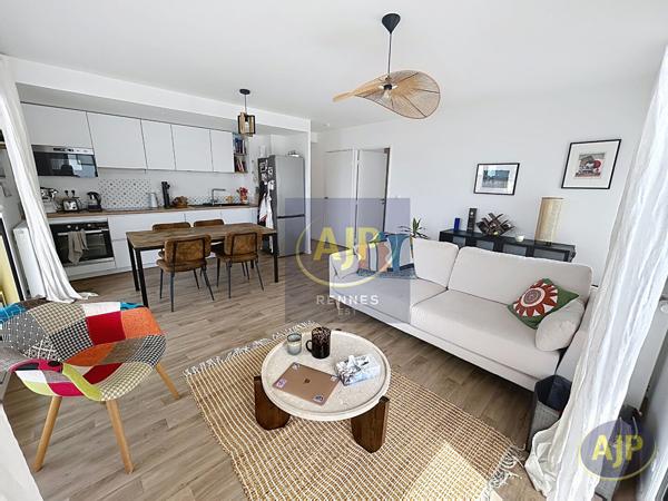 Appartement à louer Rennes : 3 pièces, 66m² avec 2 chambre(s) à 1 300€ - AJP Immobilier Rennes Est