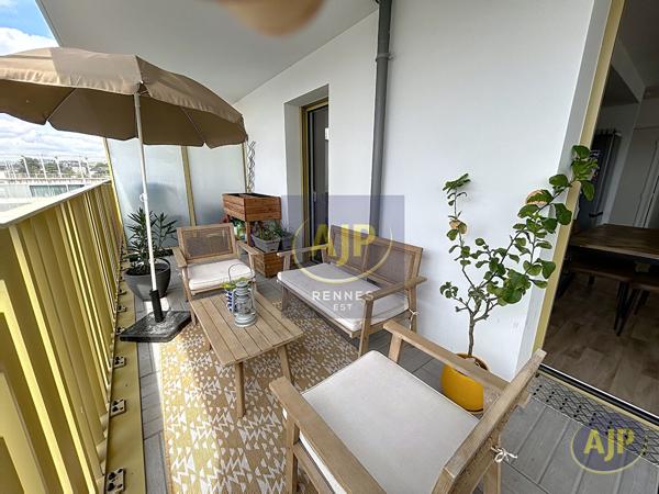 Appartement à louer Rennes : 3 pièces, 66m² avec 2 chambre(s) à 1 300€ - AJP Immobilier Rennes Est