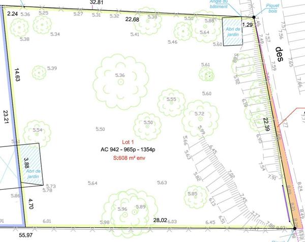 MESCHERS/GIRONDE - TERRAIN A BATIR A 500m PLAGE