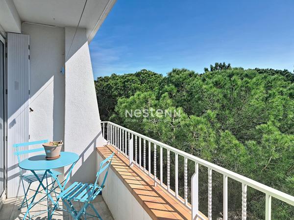 Appartement T2 cabine de 30 m² avec extérieur et entièrement meublé