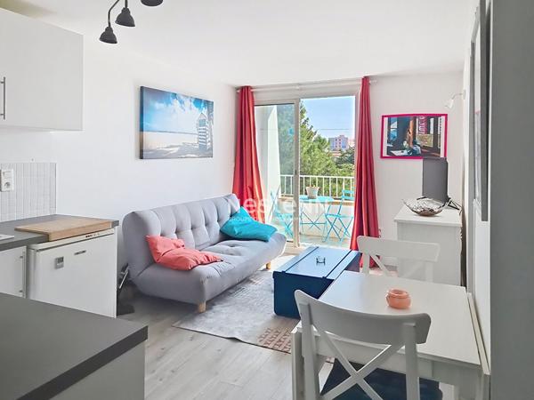 Appartement T2 cabine de 30 m² avec extérieur et entièrement meublé