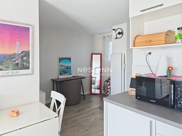 Appartement T2 cabine de 30 m² avec extérieur et entièrement meublé