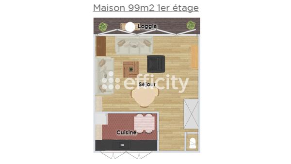 Maison 5 pièces - 100 m²