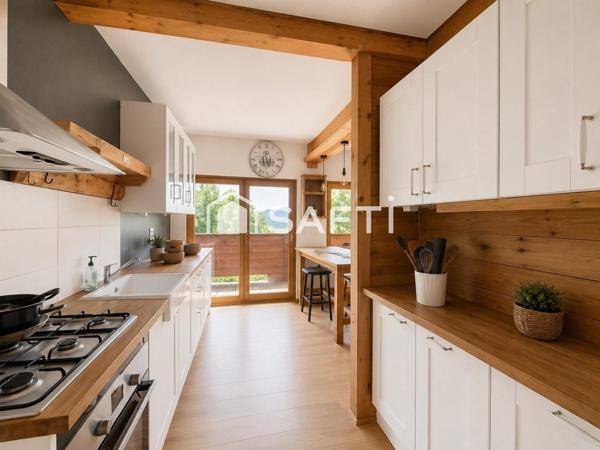 Rare à Villard-de-Lans – Superbe T4 de 85 m² avec jardin privatif de 300 m², balcon, vue montagne, à 5mn du centre
