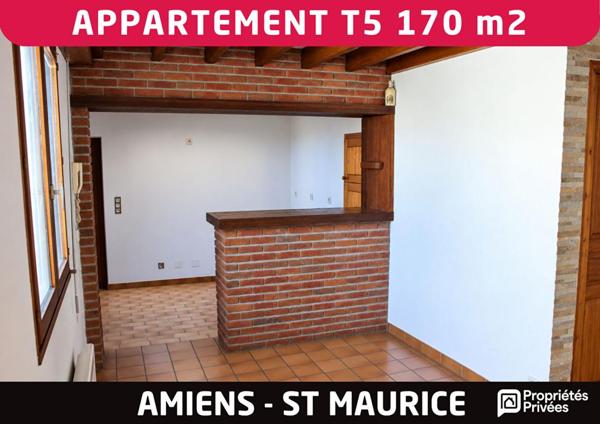 Grand appartement 5 pièces ou plus de 170 m2 avec terrasse roof top - Amiens St Maurice