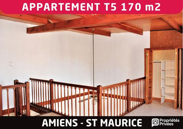 Grand appartement 5 pièces ou plus de 170 m2 avec terrasse roof top - Amiens St Maurice