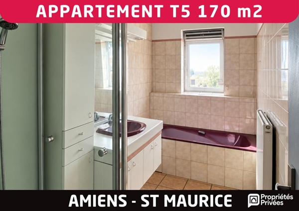 Grand appartement 5 pièces ou plus de 170 m2 avec terrasse roof top - Amiens St Maurice
