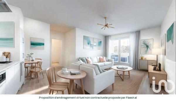 Appartement à vendre 4 pièces 66 m² Trappes