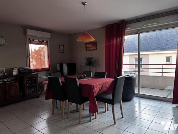 A VENDRE VANNES EST - BEAU T3 AVEC GARAGE EN SOUS-SOL