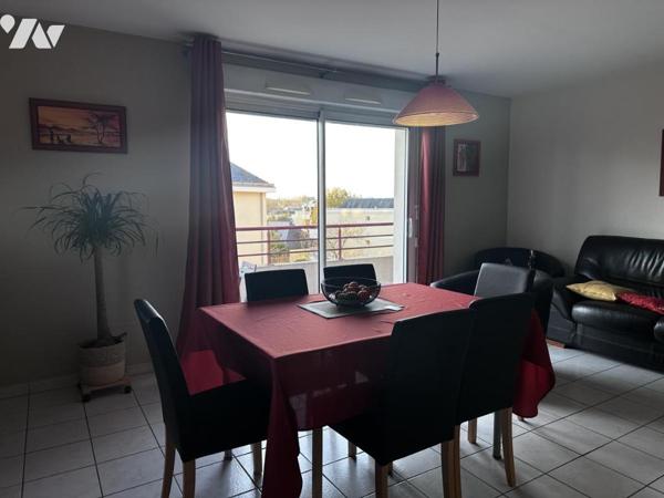 A VENDRE VANNES EST - BEAU T3 AVEC GARAGE EN SOUS-SOL