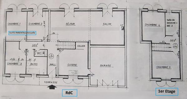 Narbonne (11100) Maison familiale rénovée 4 chambres à Narbonne